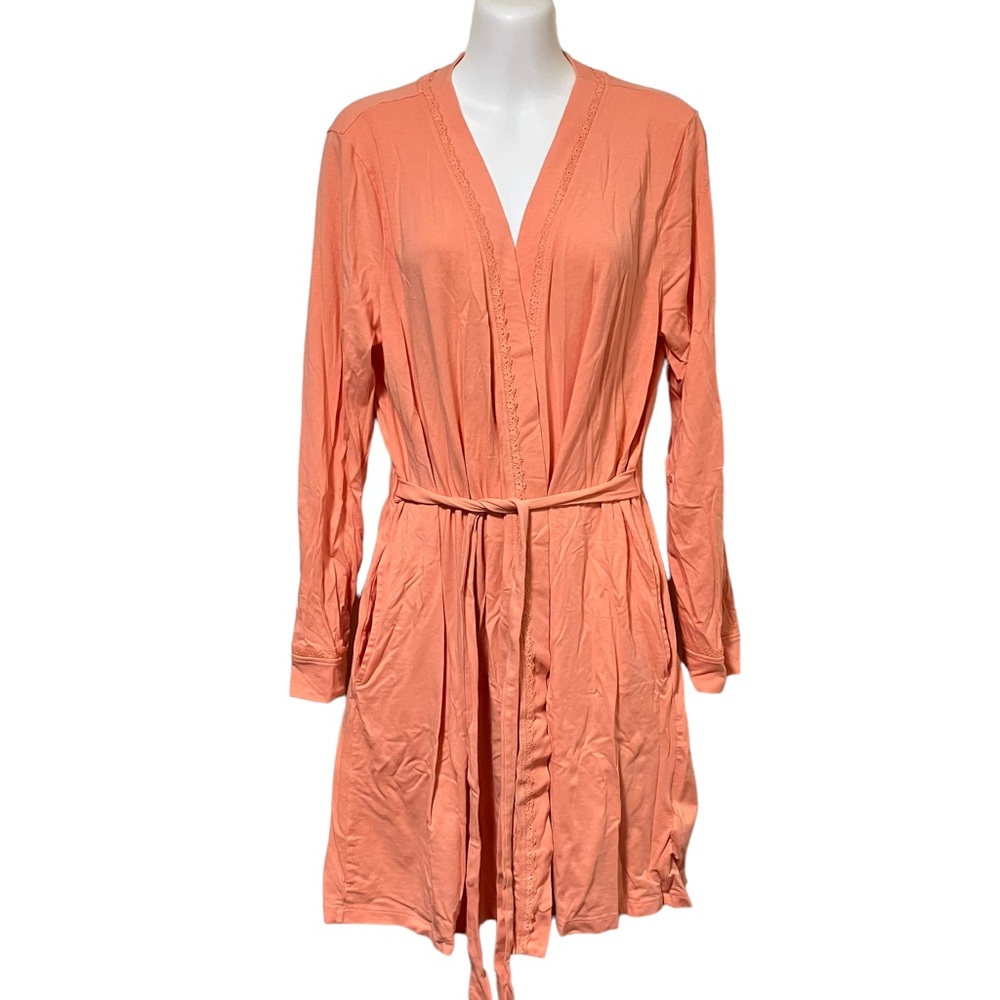 Chanteuse Intimates Lace Trim Robe